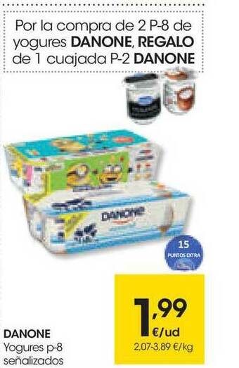 Eroski Danone Yogures oferta