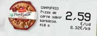 Eroski Campofrio Pizza De Carne Sabor Barbacoa 410g oferta