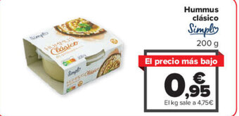 Carrefour Hummus clásico oferta
