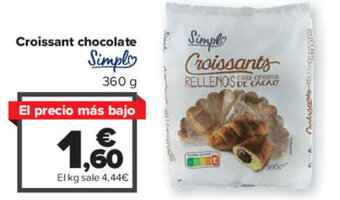 Carrefour Croissant chocolate oferta