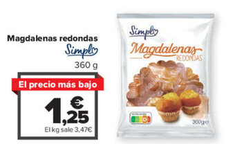 Carrefour Magdalenas redondas oferta