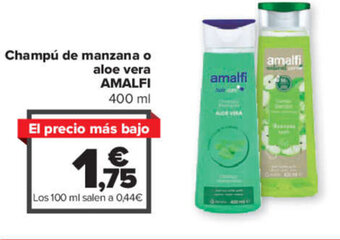 Carrefour Champú de manzana o aloe vera AMALFI oferta