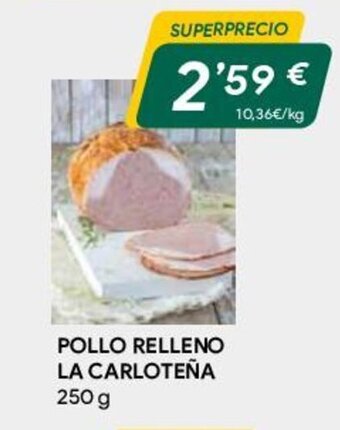 Masymas POLLO RELLENO LA CARLOTEÑA oferta
