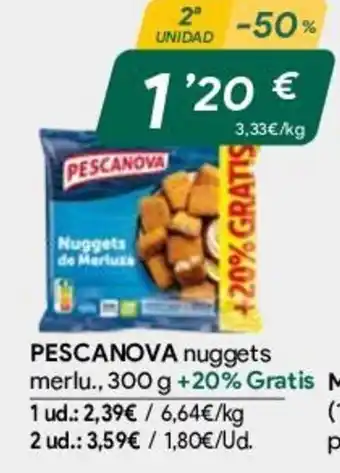 Masymas PESCANOVA nuggets oferta