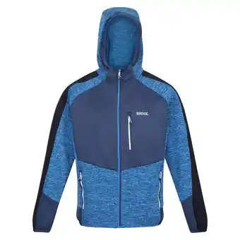 Decathlon Forro polar cadford iv de jaspeada para hombre azul almirante, verde pacífico oferta