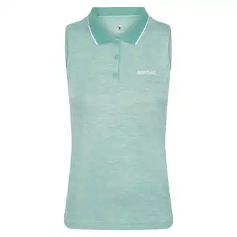 Decathlon Polo tima ii sin mangas para mujer melocotón neón oferta