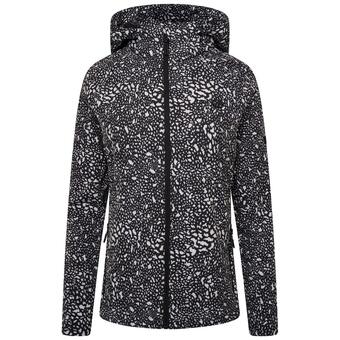 Decathlon Chaqueta softshell far out de puntos para mujer negro, blanco oferta