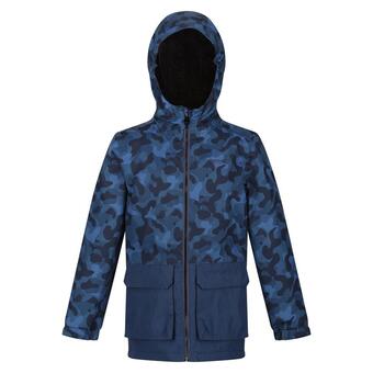 Decathlon Chaqueta impermeable salman camuflaje para niños/niñas denim oscuro oferta