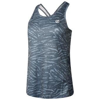 Decathlon Camiseta sin mangas ardency ii estampado de tigre para mujer gris orión oferta