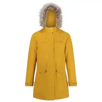 Decathlon Parka serleena ii de piel sintética invierno para mujer semillas de mostaza oferta