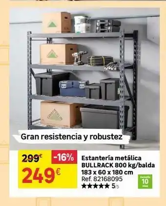 Leroy Merlin Estantería metálica oferta