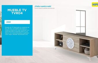 Mueble tv cristal