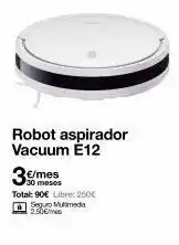 Orange Robot aspirador oferta