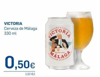 Supermercados Plaza Cerveza victoria oferta