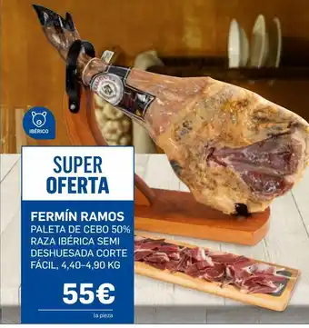 Supermercados Plaza Paleta ibérica de cebo fermín oferta