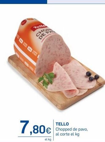 Supermercados Plaza Chopped de pavo tello oferta