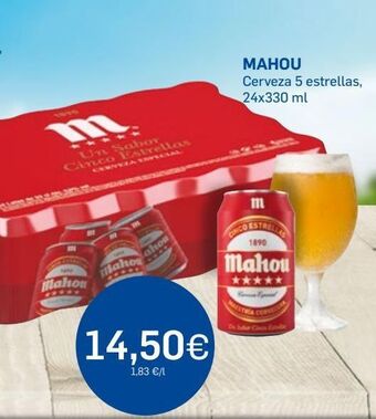 Supermercados Plaza Cerveza mahou oferta