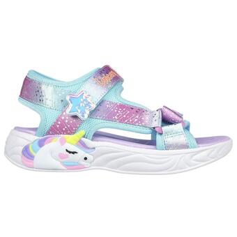 Decathlon Sandalias deportivas para niña skechers 302682n_pkmt rosas con cierre adherente oferta