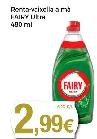 Supermercats Jespac Detergente lavavajillas fairy oferta