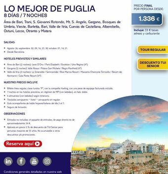 Tui Travel PLC Hoteles oferta