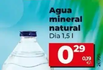 Dia Agua dia oferta