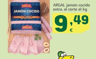HiperDino Jamón cocido extra argal oferta