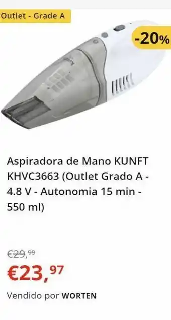 Worten Aspirador oferta