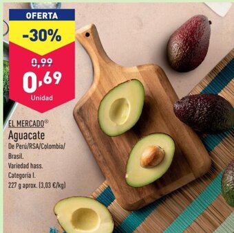 ALDI EL MERCADO Aguacate oferta