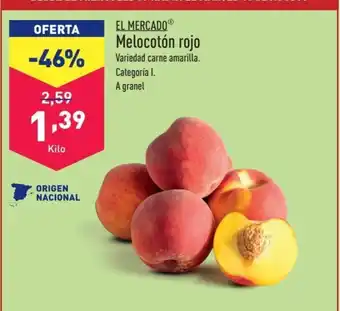 ALDI EL MERCADO Melocotón rojo oferta