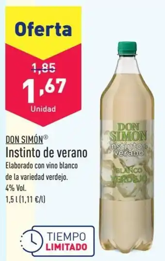ALDI DON SIMÓNⓇ Instinto de verano oferta