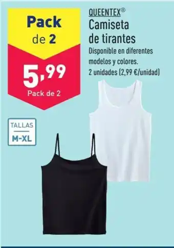 ALDI QUEENTEX® Camiseta de tirantes oferta