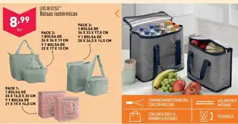 ALDI LIVE IN STYLEⓇ Bolsas isotérmicas oferta