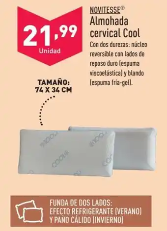 ALDI NOVITESSEⓇ Almohada cervical Cool oferta