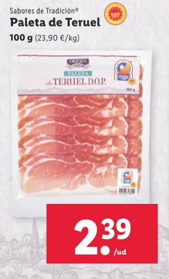 Lidl Sabores de Tradición® Paleta de Teruel oferta