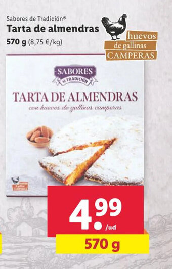 Lidl Sabores de Tradición® Tarta de almendras 570 g oferta