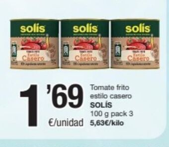 SPAR Fragadis Tomate frito solís oferta