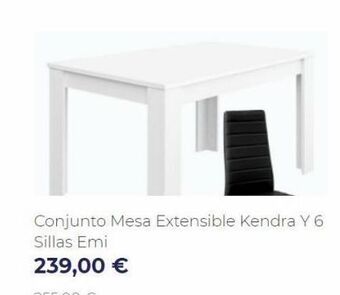 Muebles Sayez Mesa extensible kendra oferta