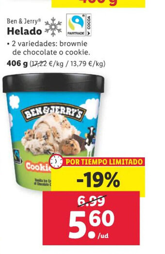Lidl Ben & Jerry® Helado oferta