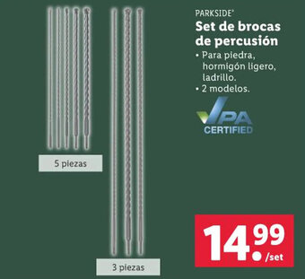 Lidl Set de brocas de percusión oferta