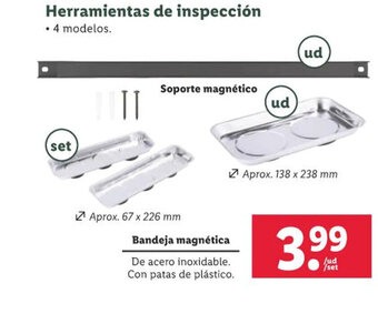 Lidl Herramientas de inspección oferta