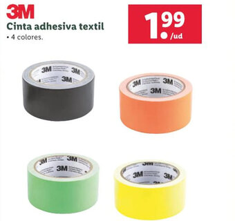 Lidl 3M Cinta adhesiva textil oferta