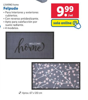 Lidl LIVARNO home Felpudo oferta