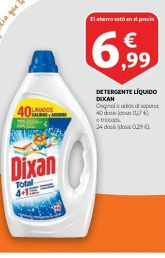 Alcampo DETERGENTE LÍQUIDO DIXAN oferta