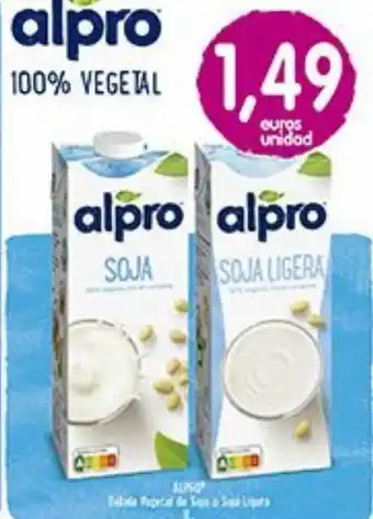 Supermercados Bip Bip Bebida de soja alpro oferta