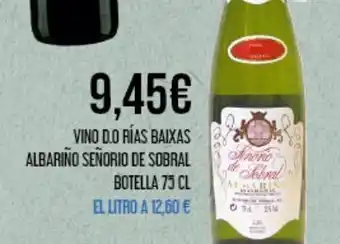 Claudio Vino señorío de sobral oferta