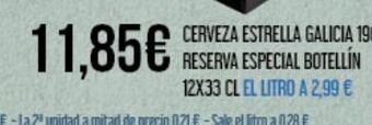 Claudio Cerveza estrella galicia oferta