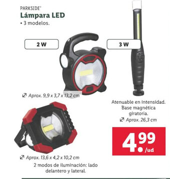 Lidl PARKSIDEⓇ Lámpara LED oferta
