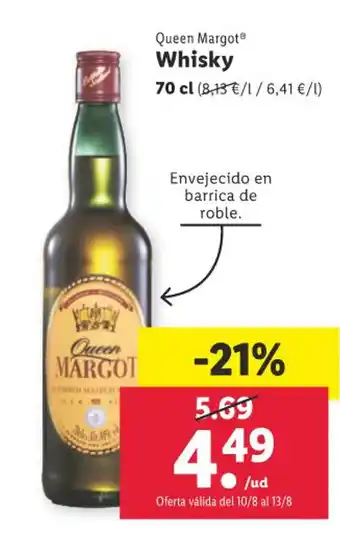 Lidl Queen Margot Whisky oferta