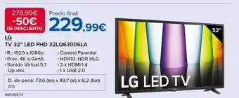 Costco LG TV 32" LED FHD oferta