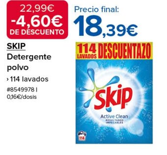 Costco SKIP Detergente polvo oferta
